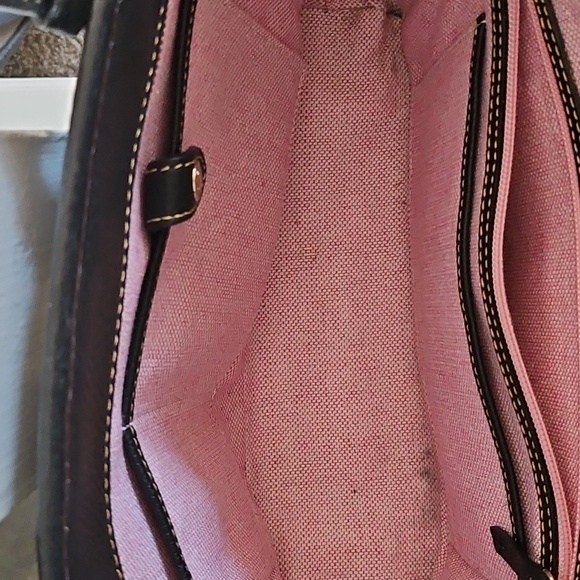 Dooney & Bourke Black Leather Tote - Picture 11 of 14